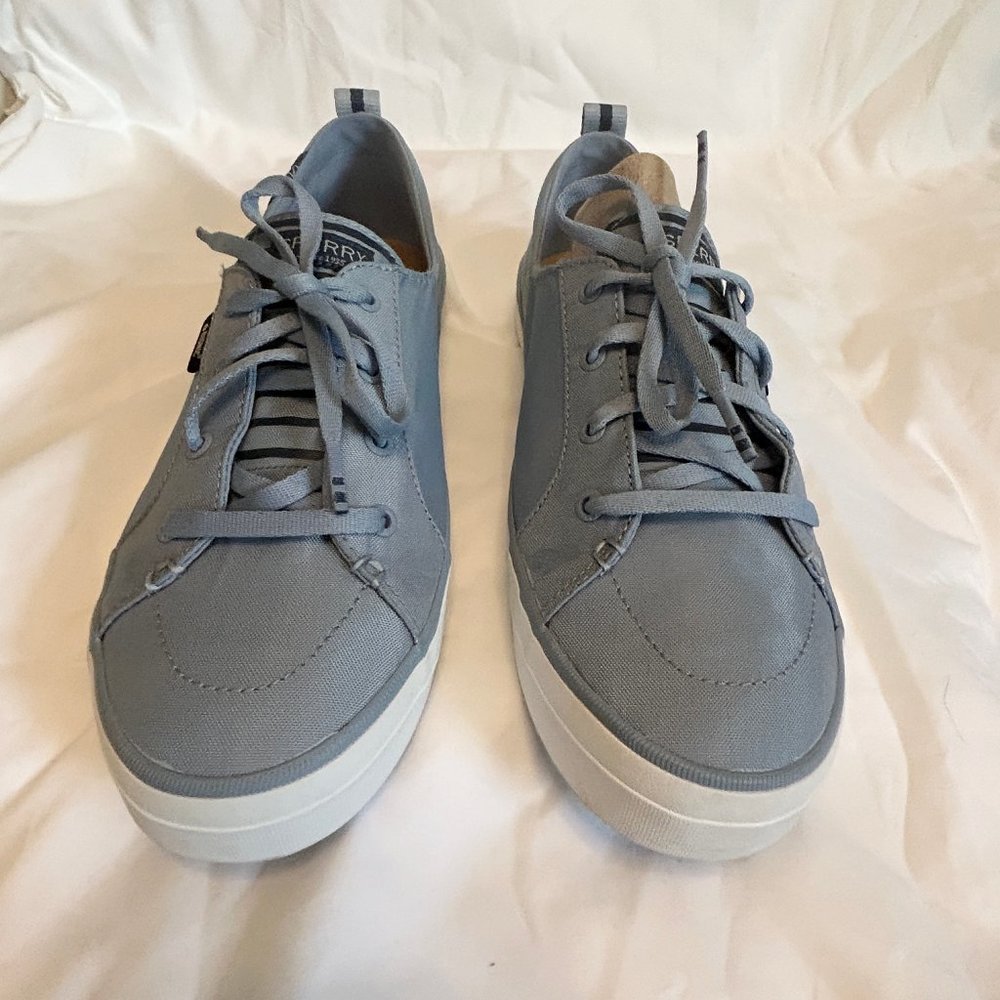 New - Sperry,  BIONIC Sneakers Blue, size 10 made w/ recycled materials
